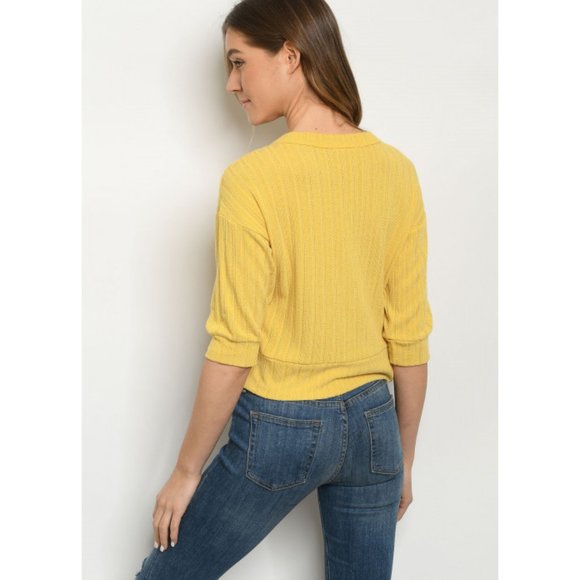 🛒Quarter Sleeve Cardigan - Picture 3 of 5